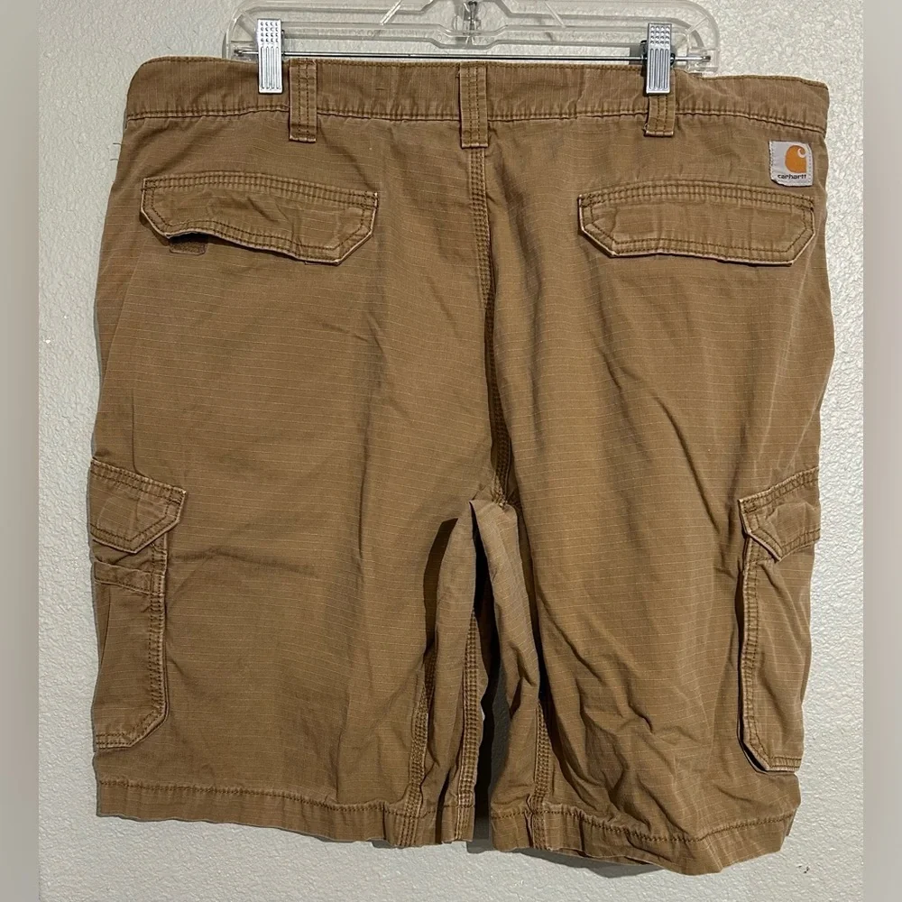 Carhartt Relaxed Fit Cargo Shorts Khaki Tan Size 42